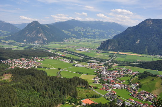 Blick von der Kanzelkehre in Tirol / &Ouml;sterreich