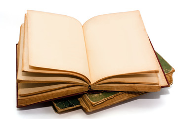 Net open old book
