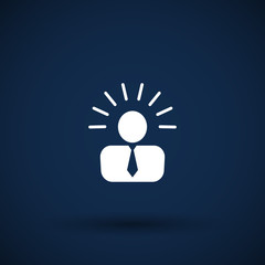icon suggestion idea concept lightbulb people 