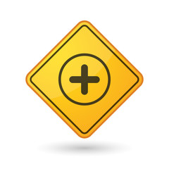 Obraz premium Awareness sign with a sum sign