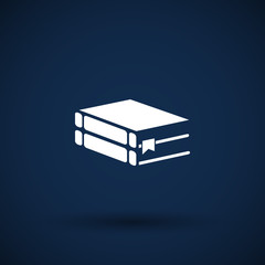 web button Flat design with shadow