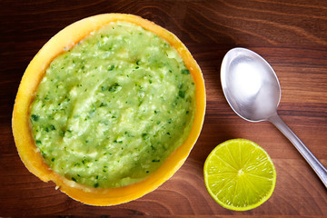 Creamy green vegetable soup