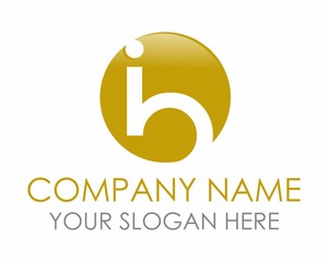 b typography logo vector