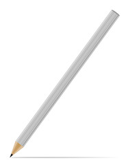 sharpened pencil vector illustration