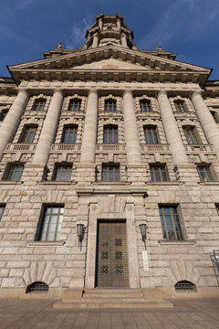 old stadthaus building in berlin germany