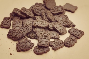 mini chocolate cookies