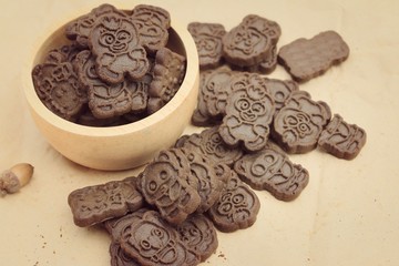 mini chocolate cookies