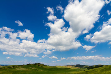 Fototapeta premium Fields in Tuscany, Italy