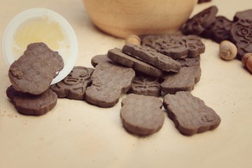 mini chocolate cookies