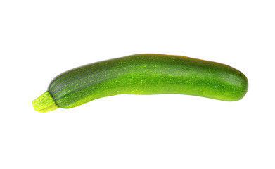 Vegetable marrow (zucchini), isolated on white background