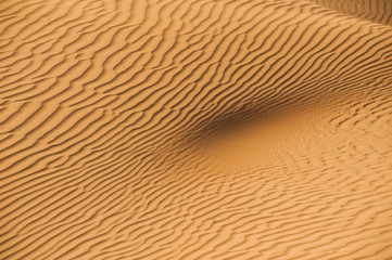 Sand dunes in Dubai desert