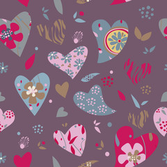 heart sweet love day pattern