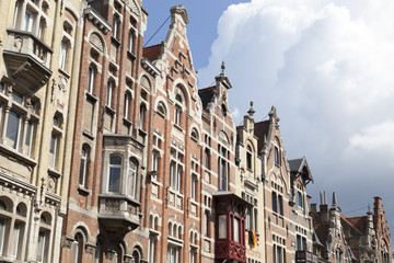 Fototapeta na wymiar Giebel in Gent, Belgien