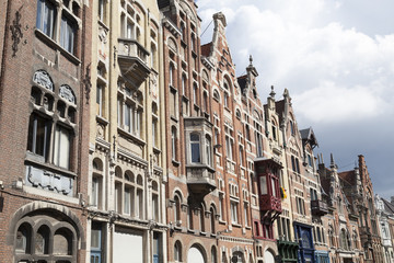 Giebel in Gent, Belgien