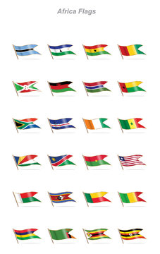 AFRICA FLAGS