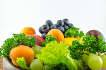 Fruits on the dining table