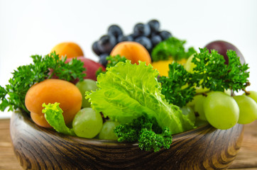 Fruits on the dining table