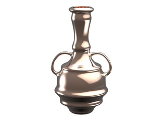 elegant decorative jar with two handles