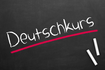 Fototapeta premium Tafel mit Notiz