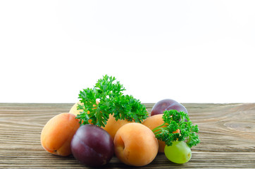 Fruits on the dining table