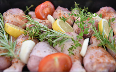 chicken in the oven for dinner