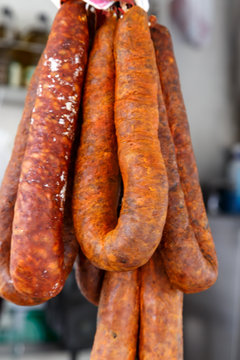 typical spanish sausage named Chorizo
