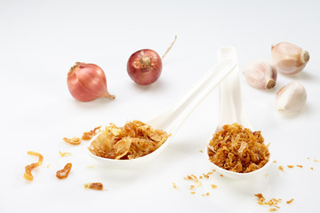 Fried garlic and onion