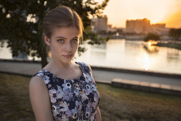 Portrait of young girl