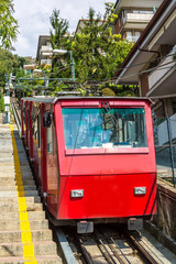Naklejka premium Funicular in Genoa