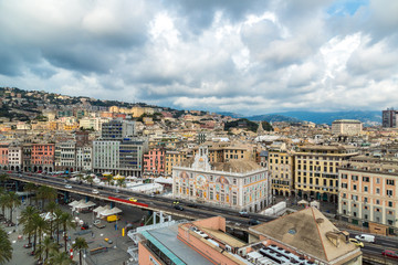 Port of Genoa in Italy