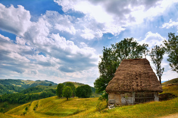 landscape in Transylvania