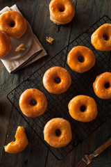 Homemade Round Glazed Donuts