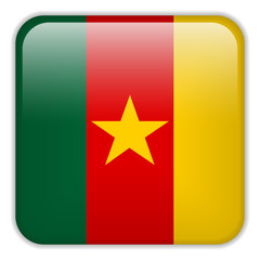 Cameroon Flag Smartphone Application Square Buttons