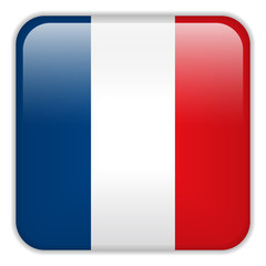 France Flag Smartphone Application Square Buttons