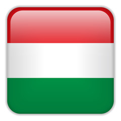 Hungary Flag Smartphone Application Square Buttons