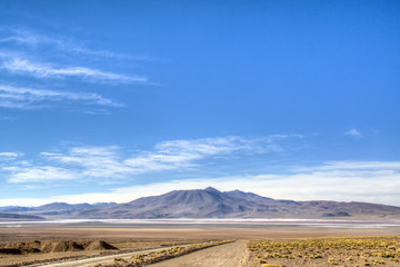 Highlands in the Andes in Bolivia
