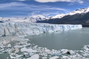 Crédence de cuisine en verre imprimé Glaciers Vue sur le glacier Perito Moreno à El Calafate, Argentine