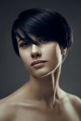 Fototapeta premium Fashion brunette portrait