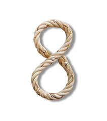 Rope Number Alphabet