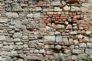 Mittelalterliche Mauer in Umbrien