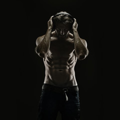 Obraz na płótnie Canvas Aesthetic bodybuilding
