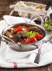Lamb stew with vegetables