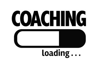 Progress Bar Loading with the text: Coaching