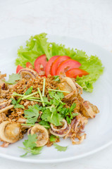 deep fried squid
