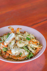 Stir fried Crab