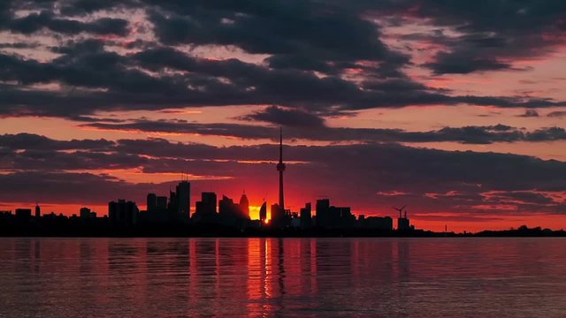 Toronto Sunrise time lapse