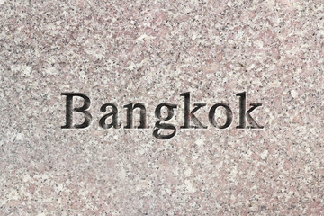 Engraved City Bangkok