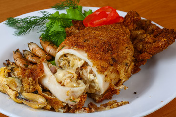 Stuffed squid