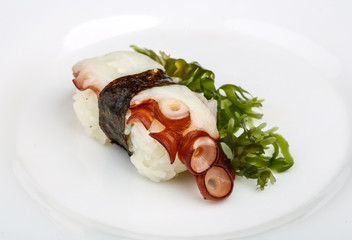 Octopus sushi