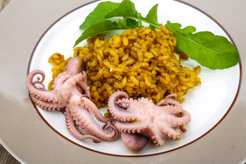Seafood risotto